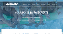 Desktop Screenshot of haltonpoolsnspas.com